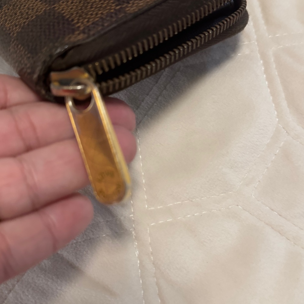 Louis Vuitton Brown Leather Wallet - Picture 9 of 13